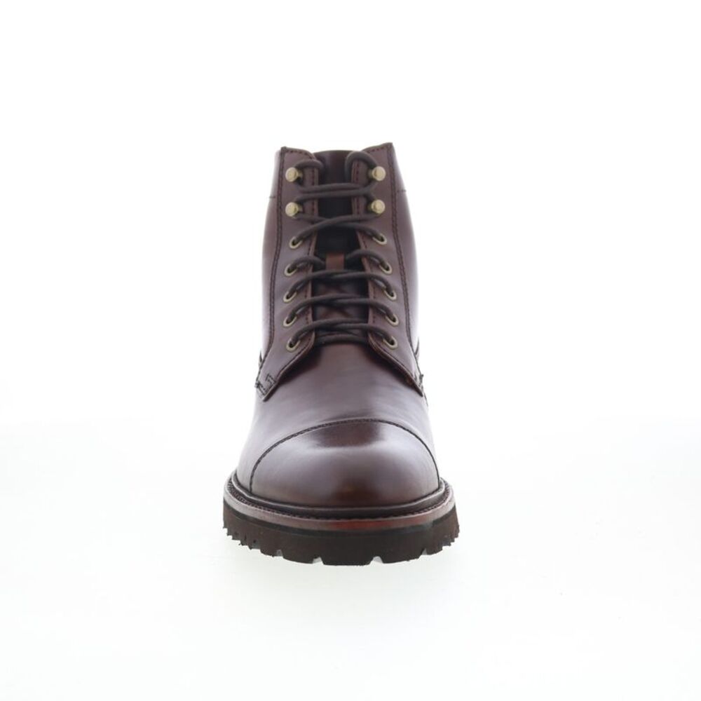 Johnston & Murphy Mens Dudley Lug Brown Boots (NWT) - Picture 2 of 4